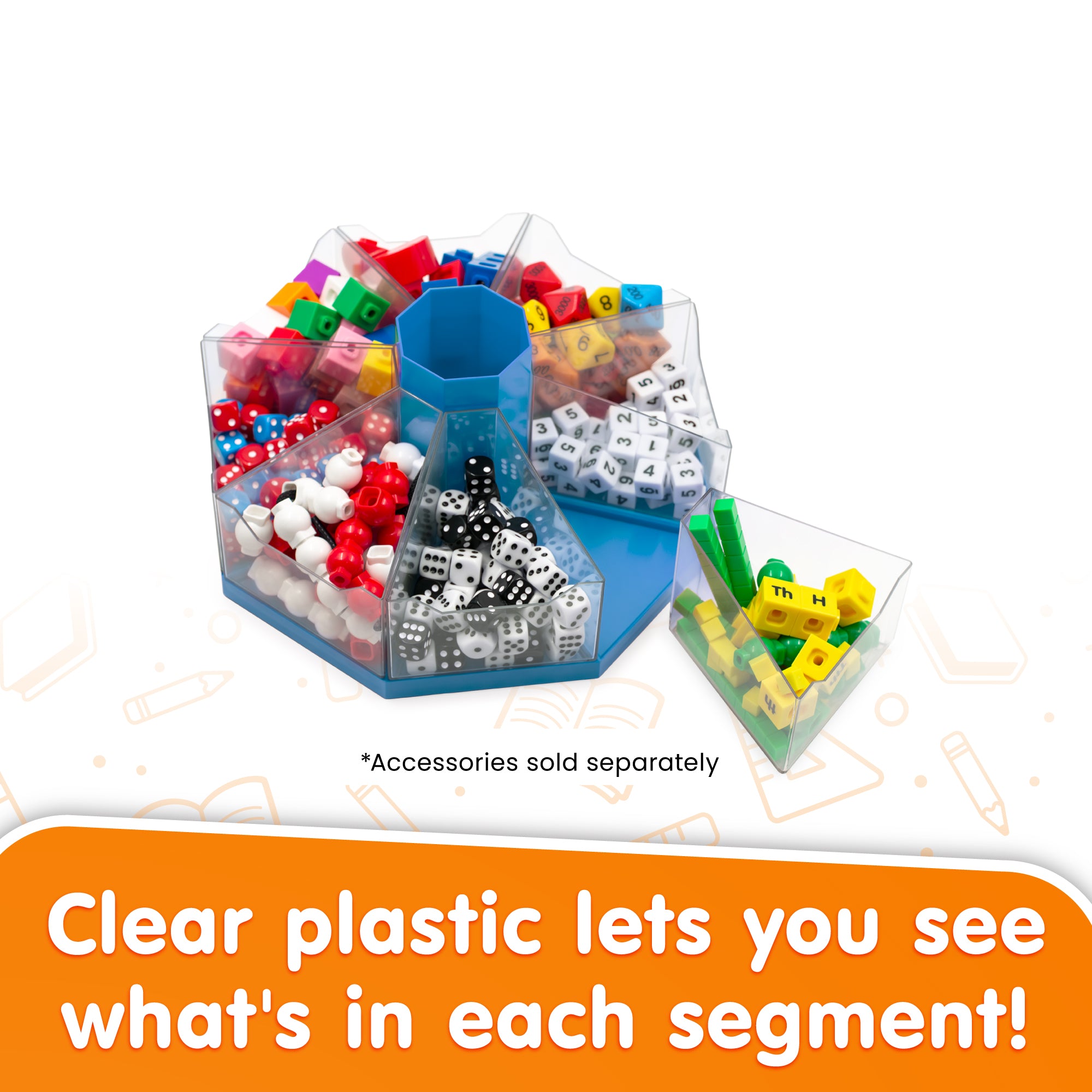 置物 junior Classroom Caddie (Blue) – Junior Learning USA