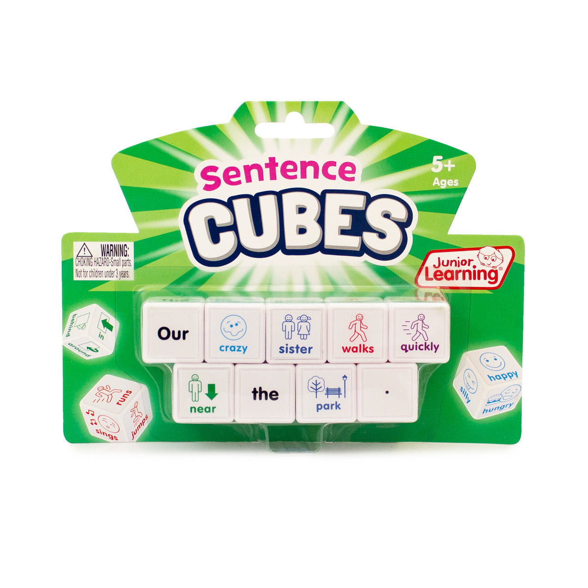 Junior Learning JL644 Sentence Cubes packaging faced front