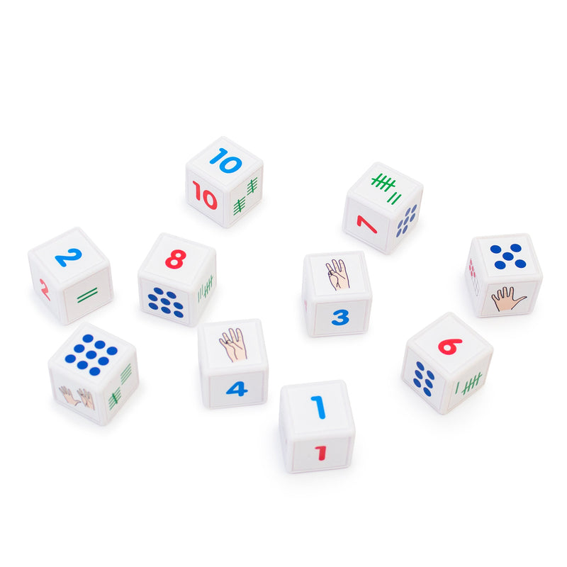 Koplow Games Place Value Dice Set, 7 Pieces