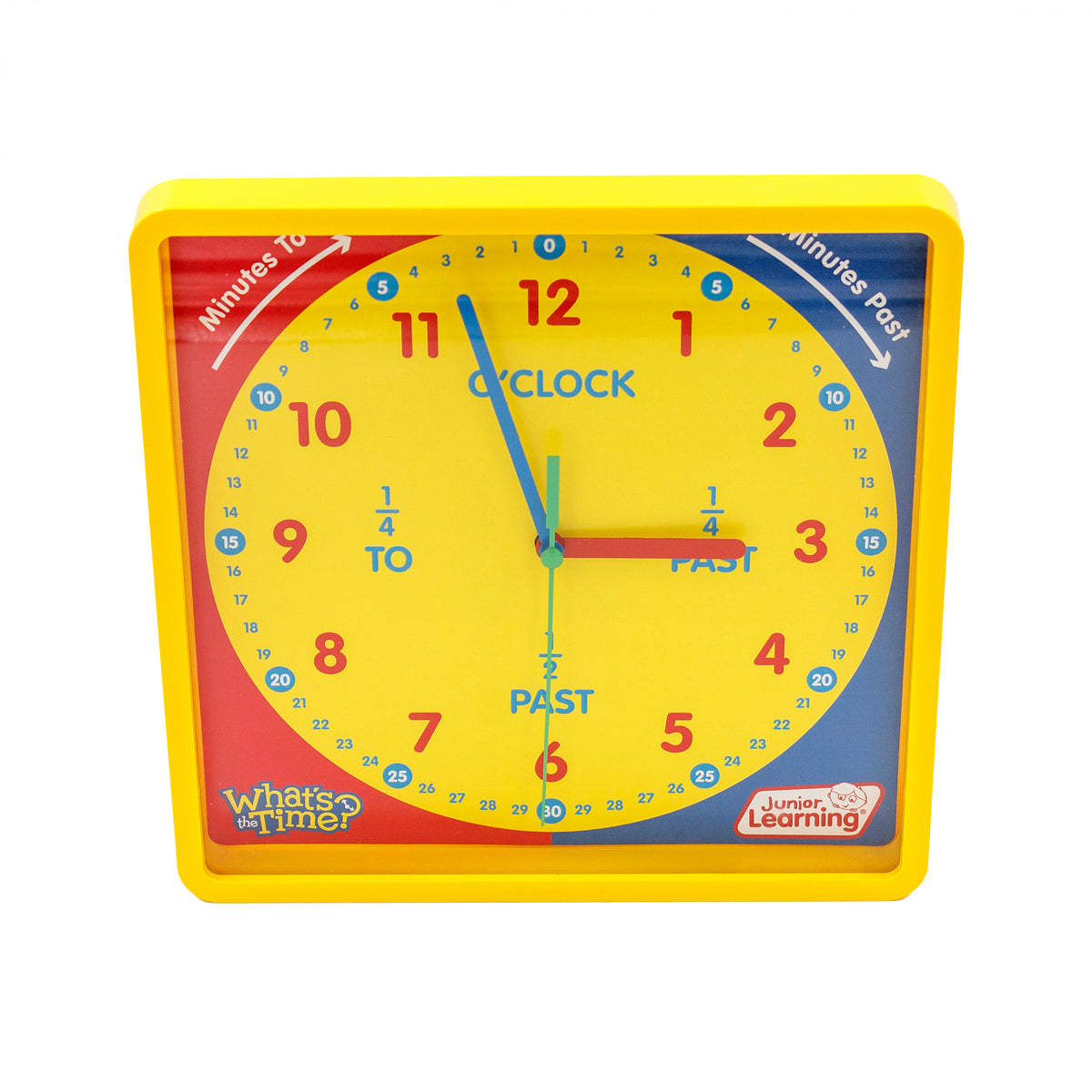 Clock Jr What's the Time Classroom Clock – Junior Learning USA