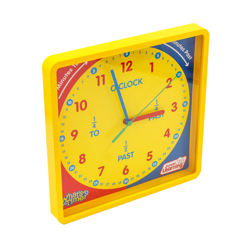 Clock Jr What's the Time Classroom Clock – Junior Learning USA