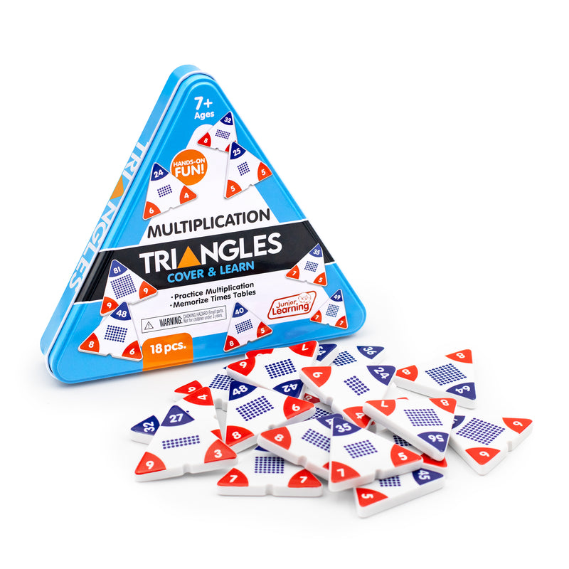 Multiple Table Triangle Multiplication Triangles – Junior Learning USA