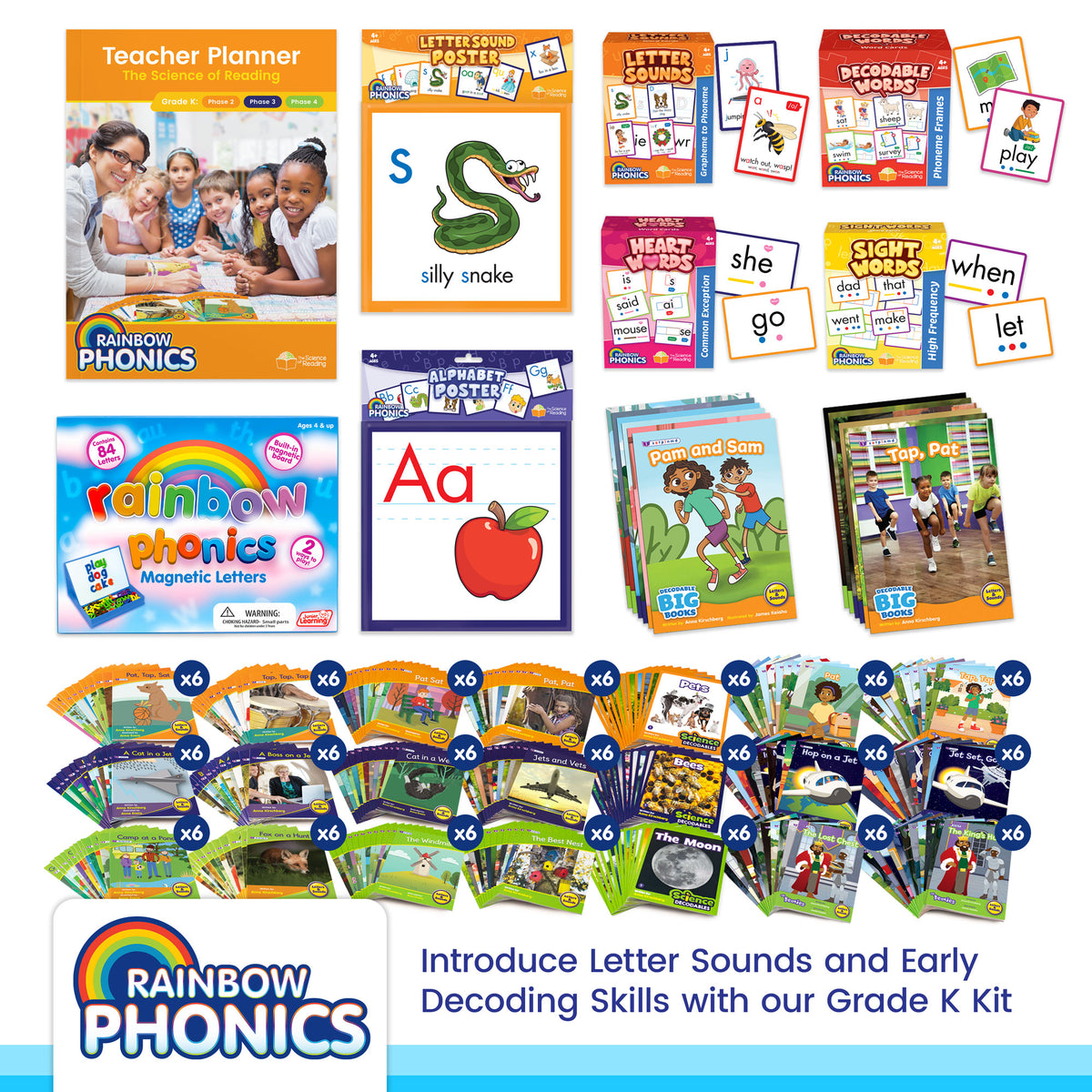 Rainbow Phonics Classroom Kit K