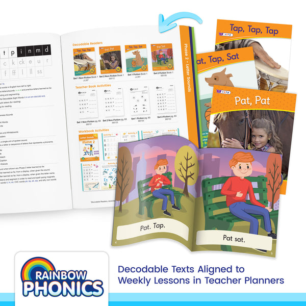 Rainbow Phonics School Kit K