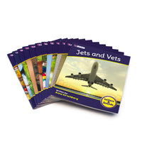 Junior Learning BB911 Letters and Sounds Phase 3 Set 2 Non-Fiction - 6 Pack all books fanout