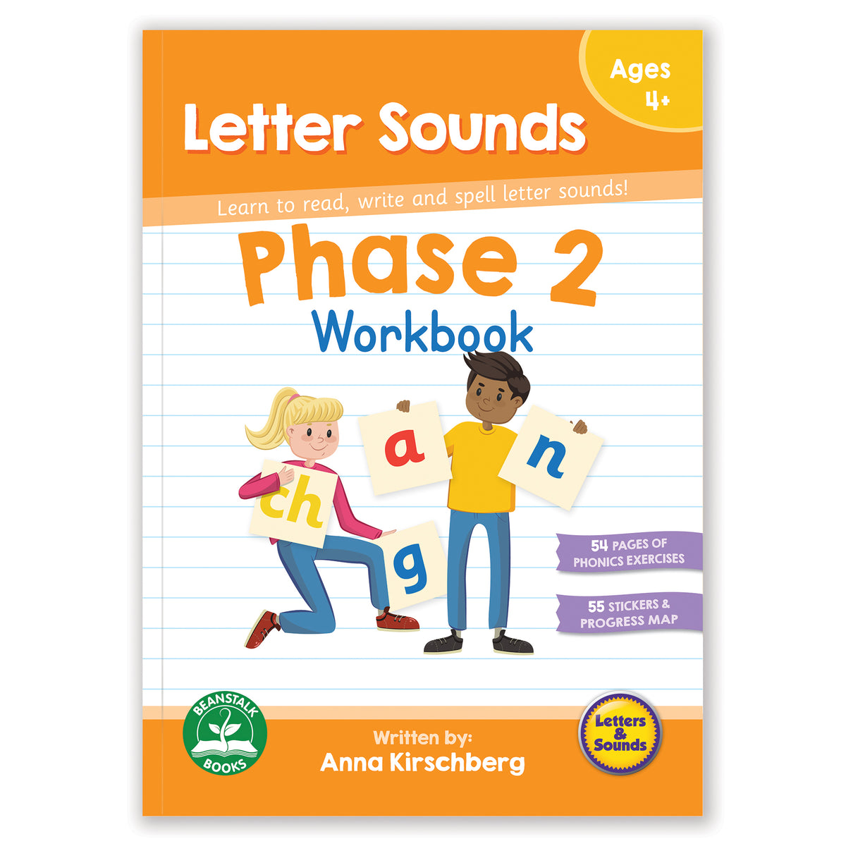 Junior Learning BB119 Phase 2 Letter Sounds Workbook