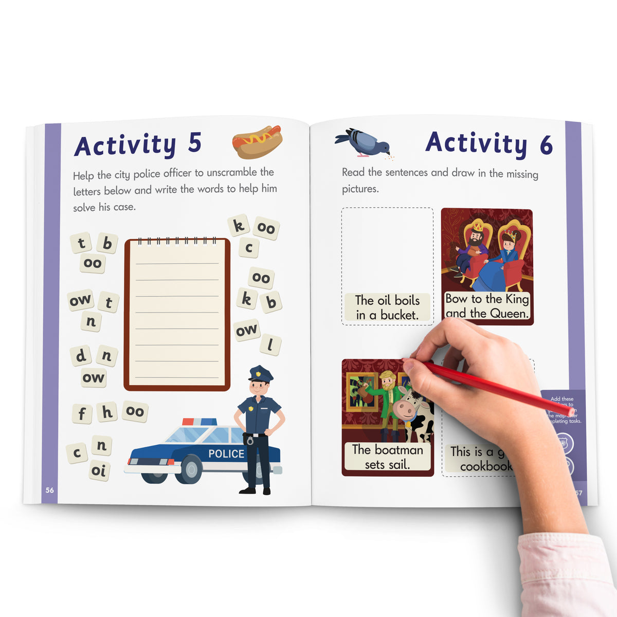 Junior Learning BB917 Phase 3 Phonics Workbook - 12 Pack sample page