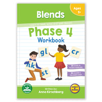 Junior Learning BB121 Phase 4 Blends Workbook