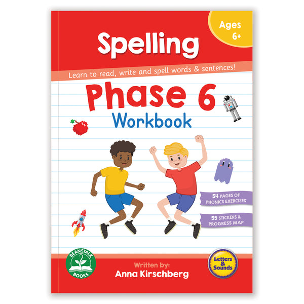 Junior Learning BB123 Phase 6 Spelling Workbook
