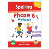 Junior Learning BB920 Phase 6 Spelling Workbook - 12 Pack book cover