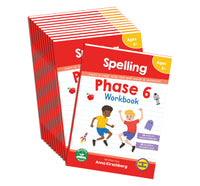 Junior Learning BB920 Phase 6 Spelling Workbook - 12 Pack