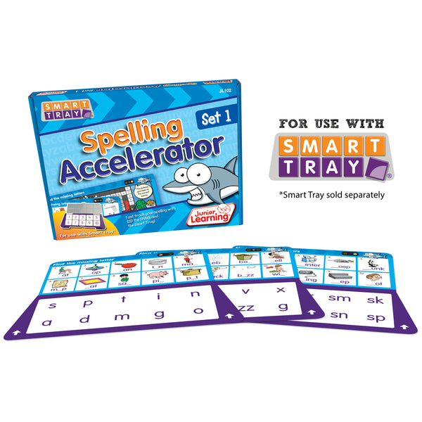 Junior Learning JL102 Spelling Accelerator (Set 1) box and cards