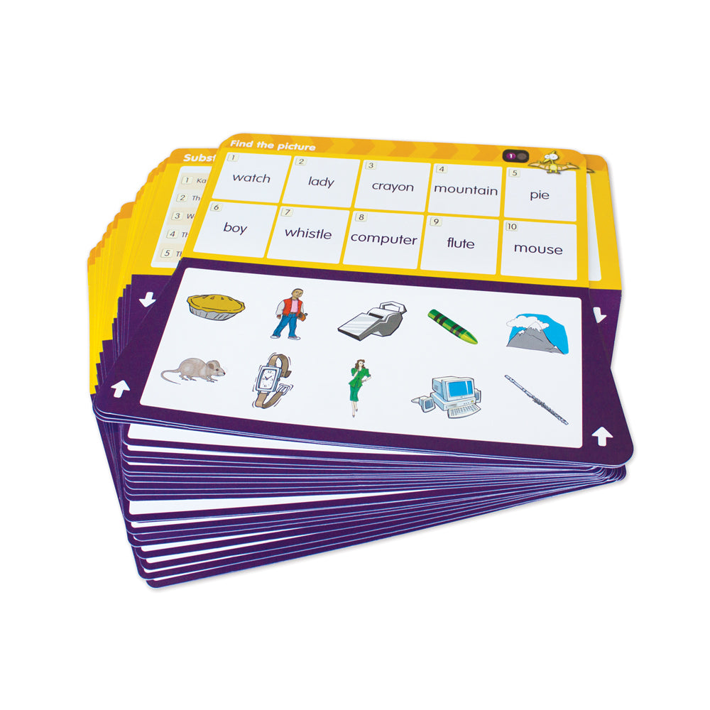 Junior Learning JL105 Reading Accelerator (Set 2) cards stacked