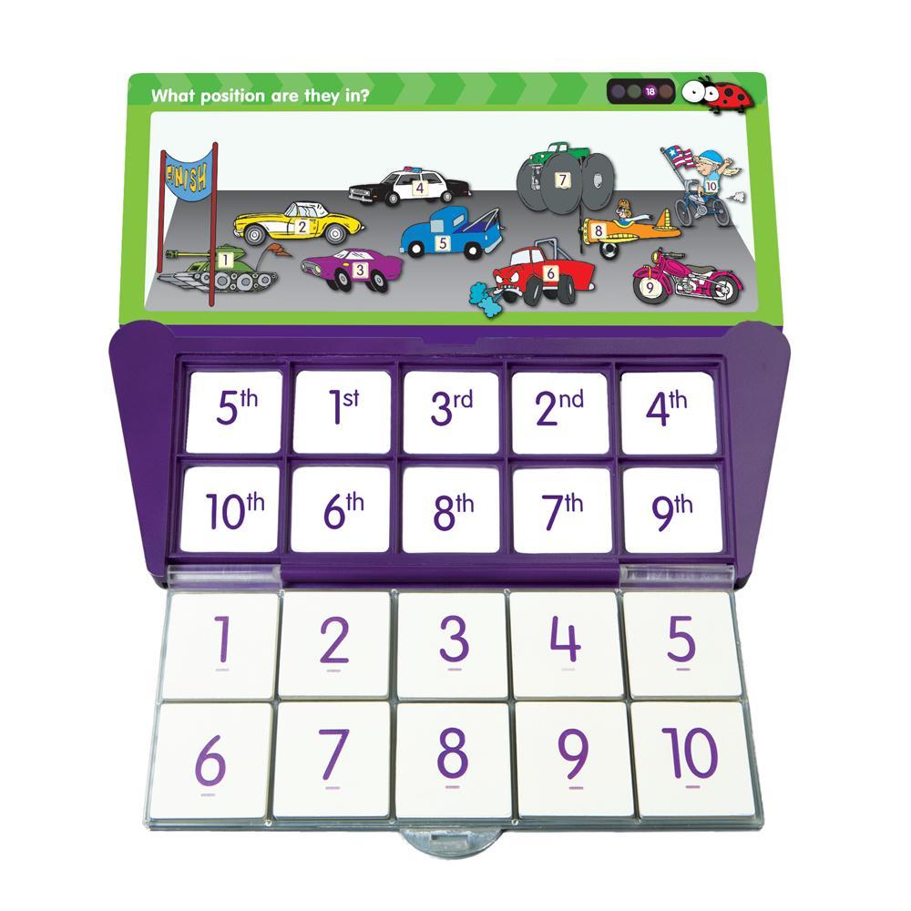 Junior Learning JL106 Number Accelerator Set 1 cards and smart tray