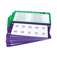 Junior Learning JL107 Number Accelerator Set 2 all cards stacker