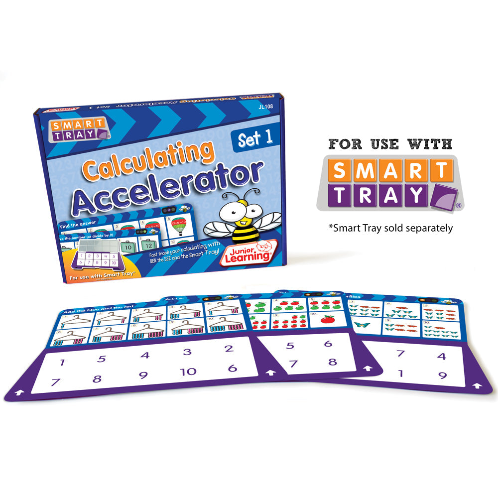 Junior Learning JL108 Calculating Accelerator Set 1 box and cards 