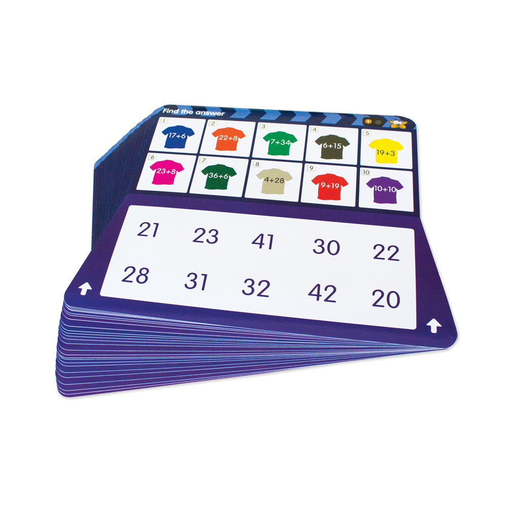 Junior Learning JL109 Calculating Accelerator Set 2 cards stacked