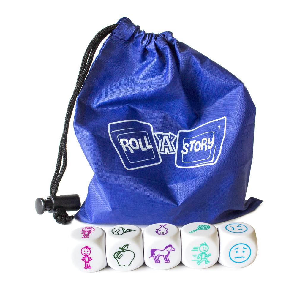Junior Learning JL144 Roll A Story dice and bag