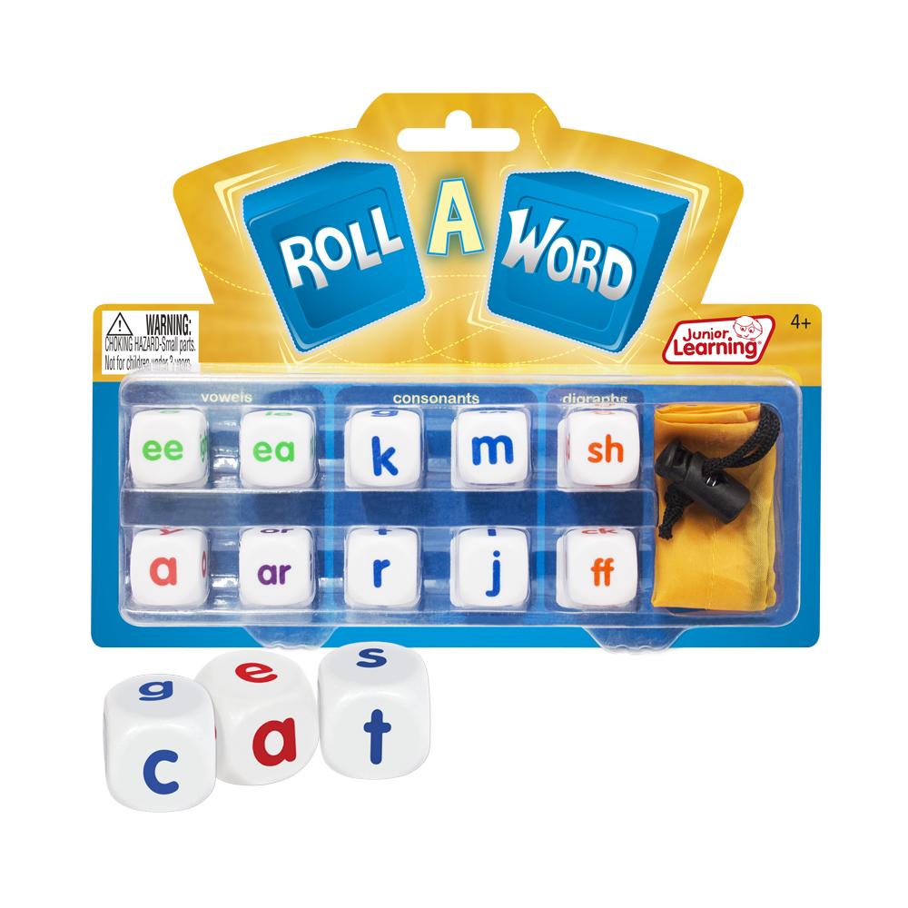 Junior Learning JL145 Roll A Word packaging and dice
