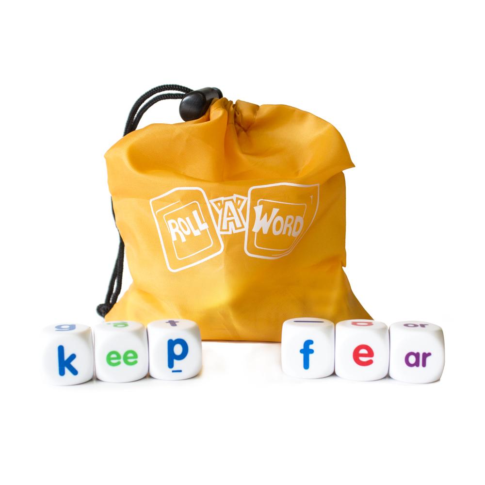 Junior Learning JL145 Roll A Word dice and bag