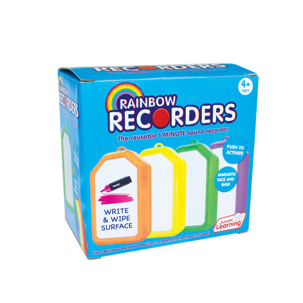 Junior Learning JL149 Rainbow Recorders (Set of 4) box