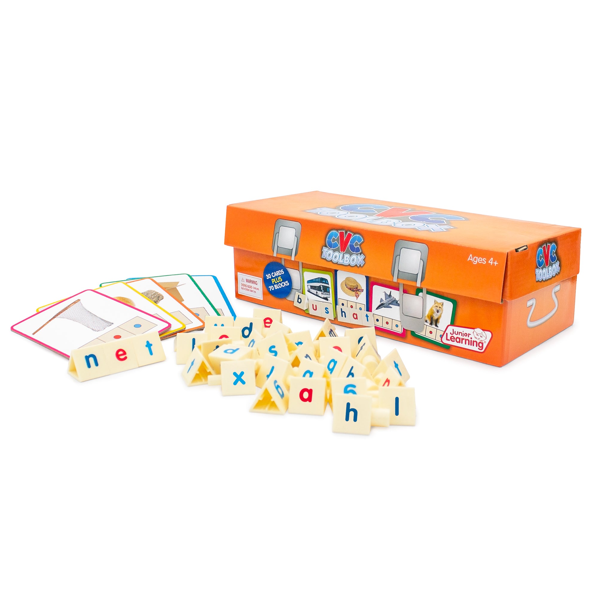 CVC Toolbox: Interactive Word-Building Set for Kids - Ages 4-5