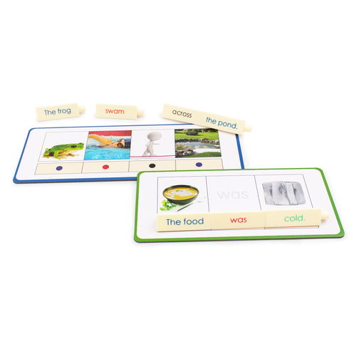 Junior Learning JL168 Sentence Toolbox pieces and cards