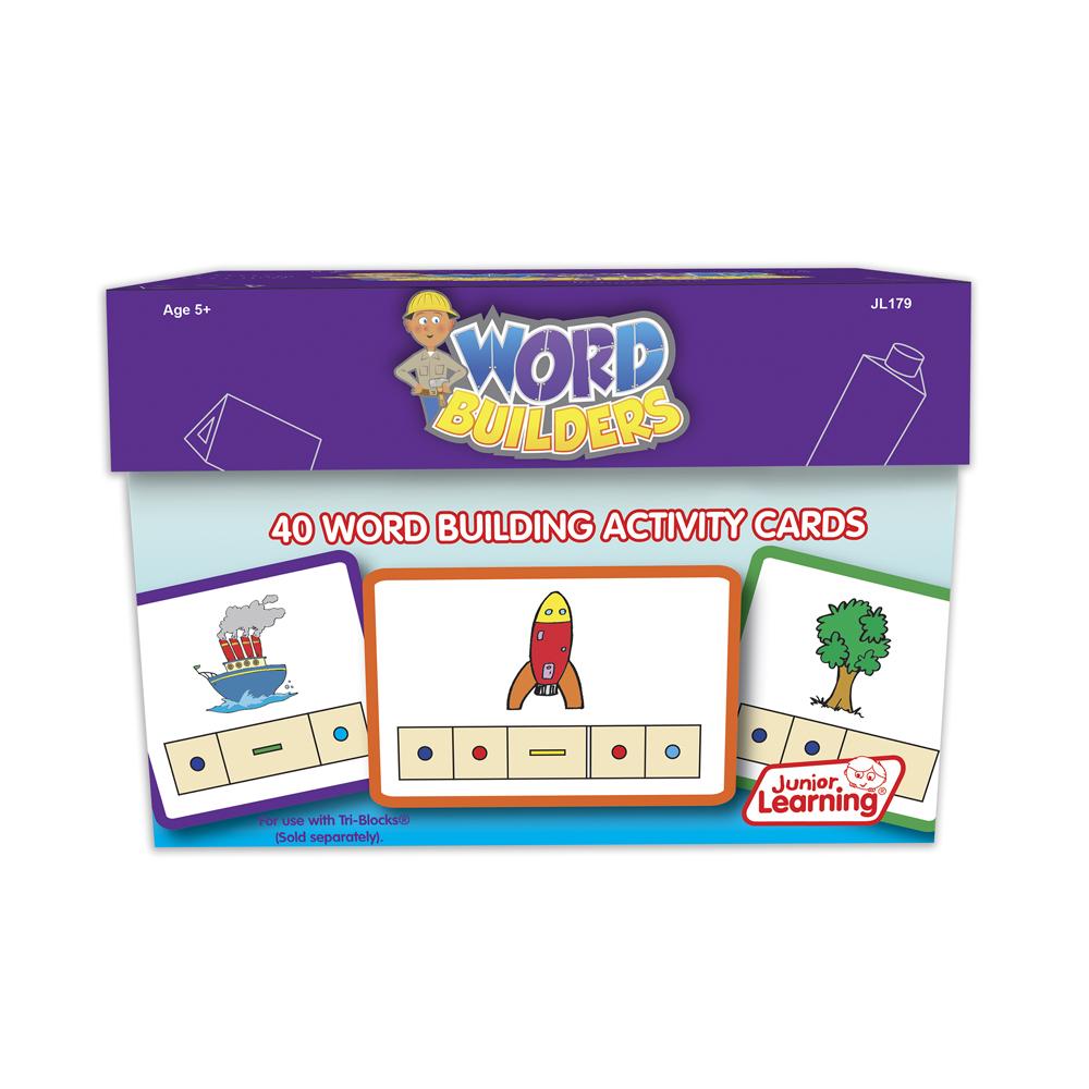 Junior Learning JL179 Word Builders Activity Cards box faced front