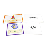 Junior Learning JL179 Word Builders Activity Cards front and back close up