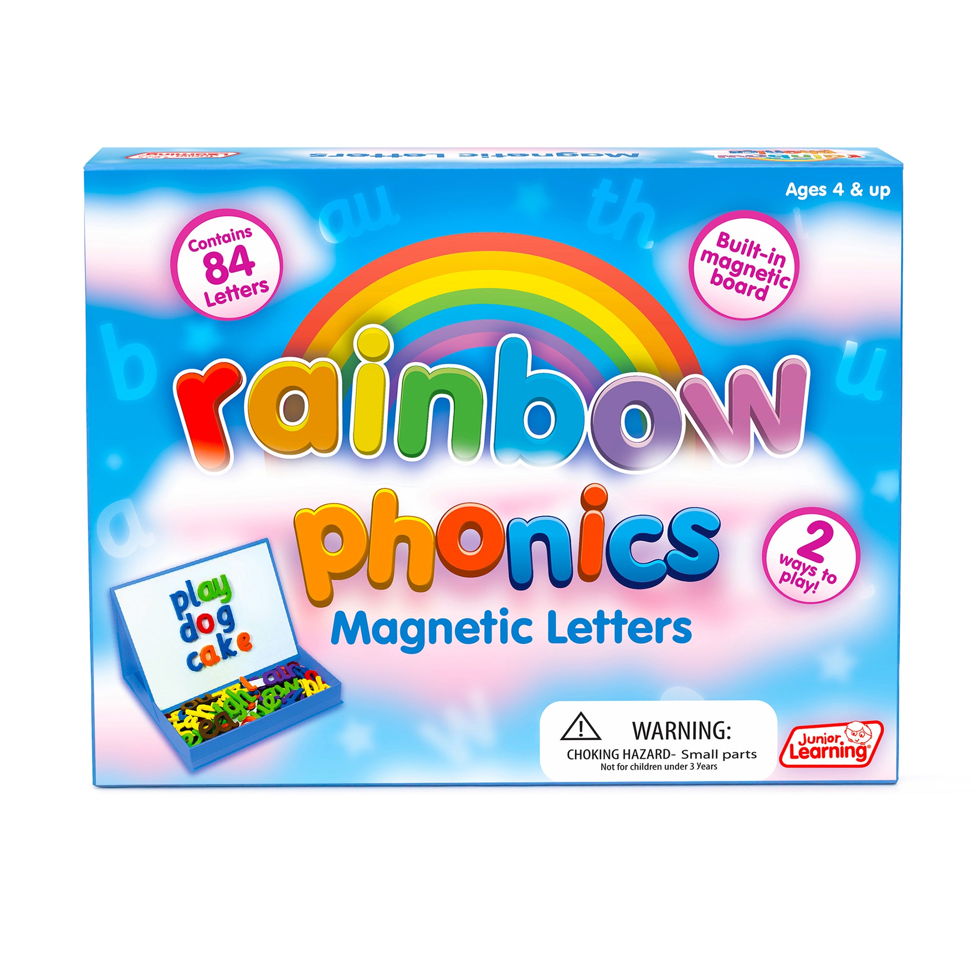 Rainbow Phonics Magnetic Letters Set for Ages 5 7 Grades K 2