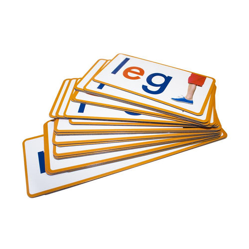 Junior Learning JL198 CVC Word Stips pieces stacked