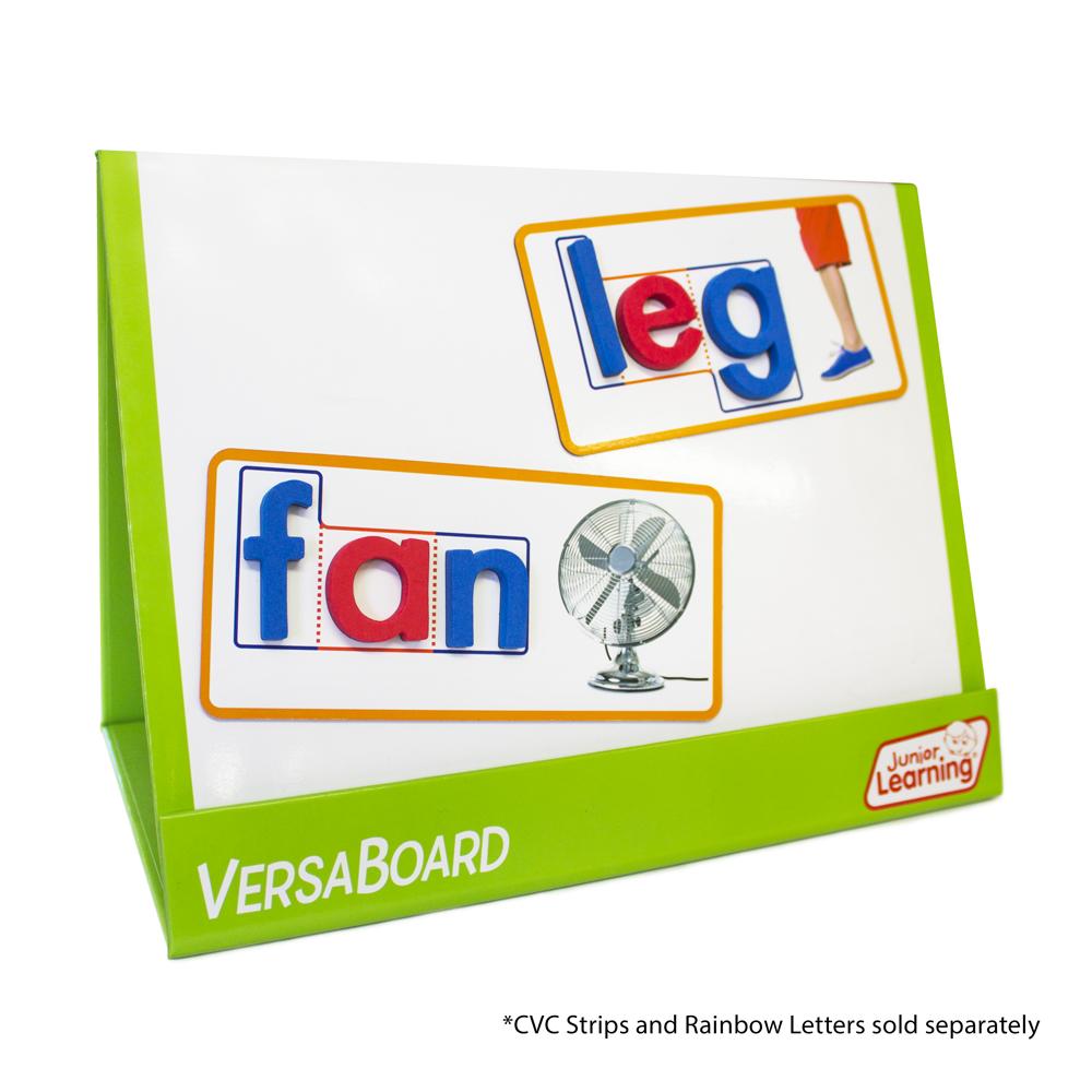Junior Learning JL199 VersaBoard with CVC Strips and Rainbow Letters