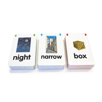 Junior Learning JL201 Word Recognition Flashcards all cards stacked
