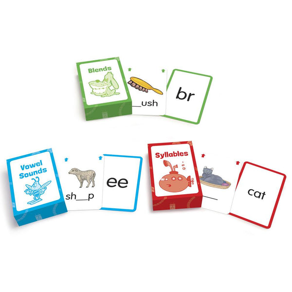 Junior Learning JL203 Phonics Flashcards decks and cards