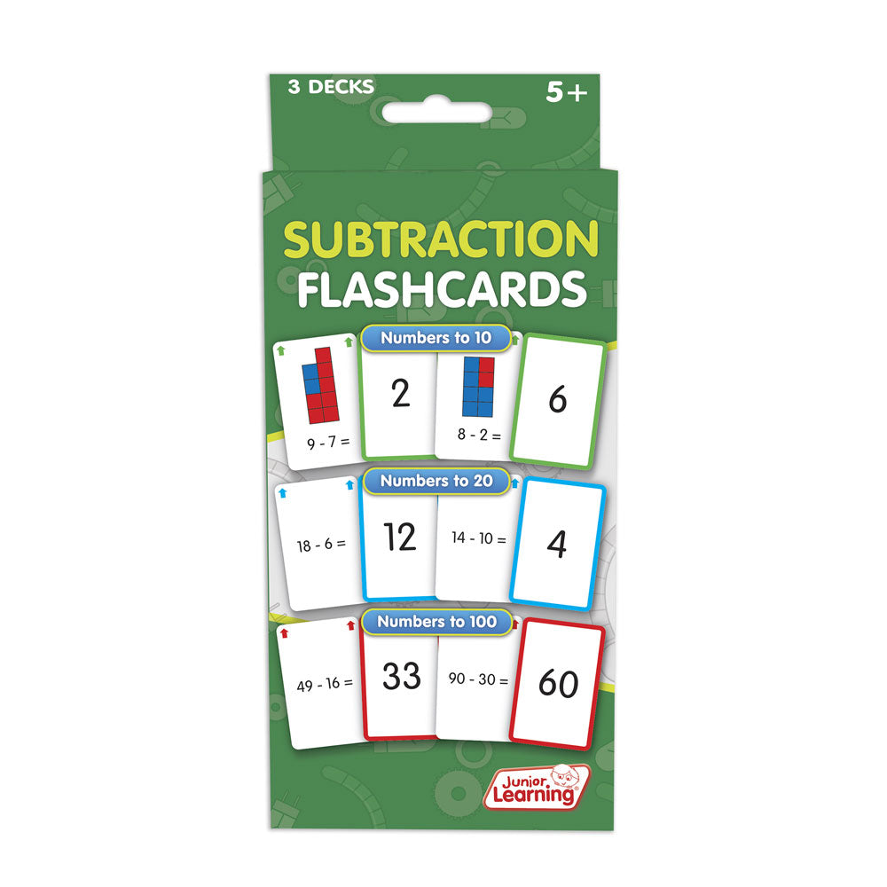 Junior Learning JL205 Subtraction Flashcards box