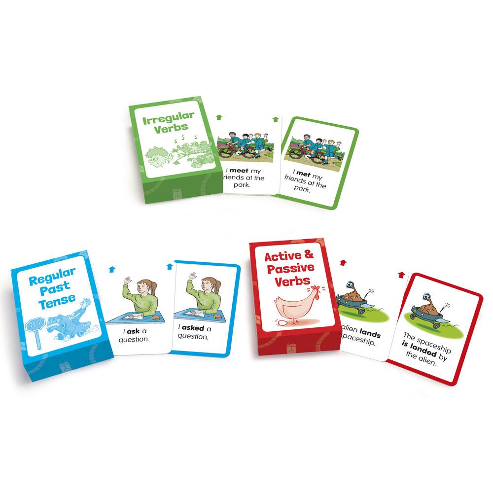 Junior Learning JL209 Verb Flashcards decks and cards
