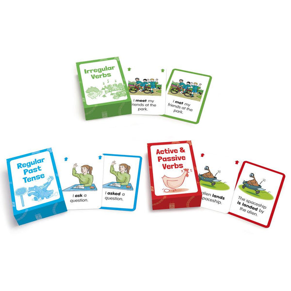 Junior Learning JL209 Verb Flashcards decks and cards