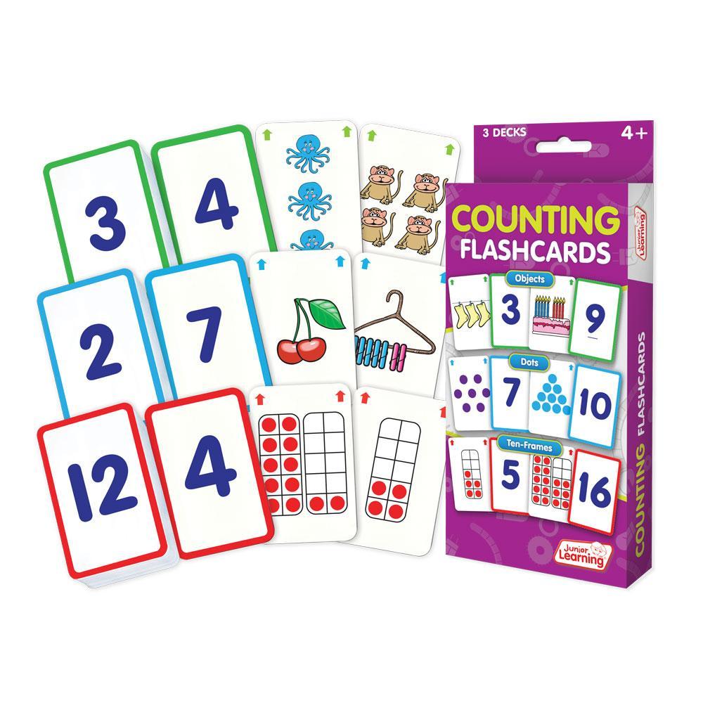 Junior Learning JL210 Counting Flashcards box and content