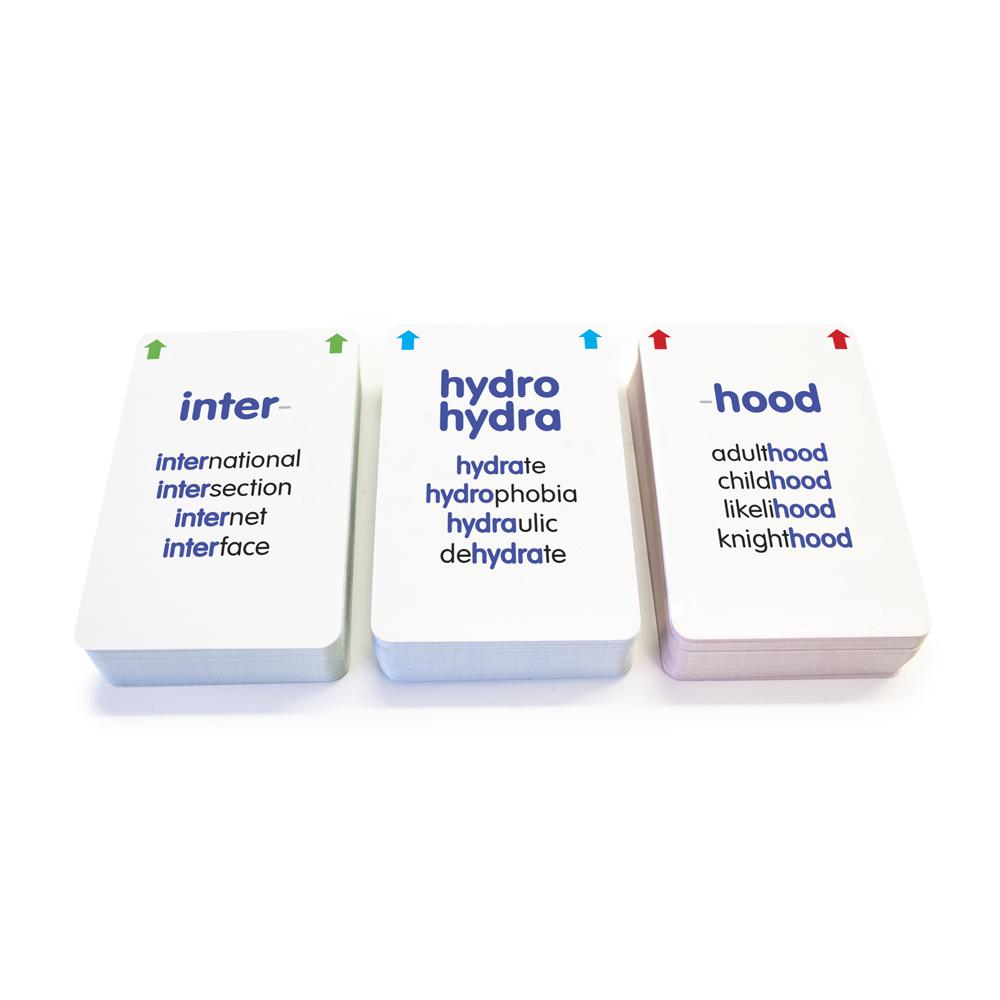 Junior Learning JL216 Word Family Flashcards all cards stacked