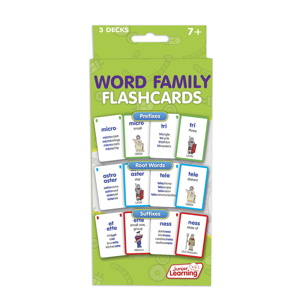Junior Learning JL216 Word Family Flashcards box