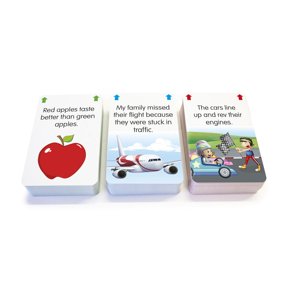 Junior Learning JL217 Comprehension Flashcards cards stacked