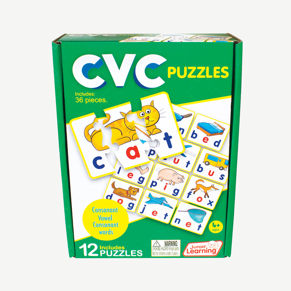 Junior Learning JL240 CVC Puzzles box faced front