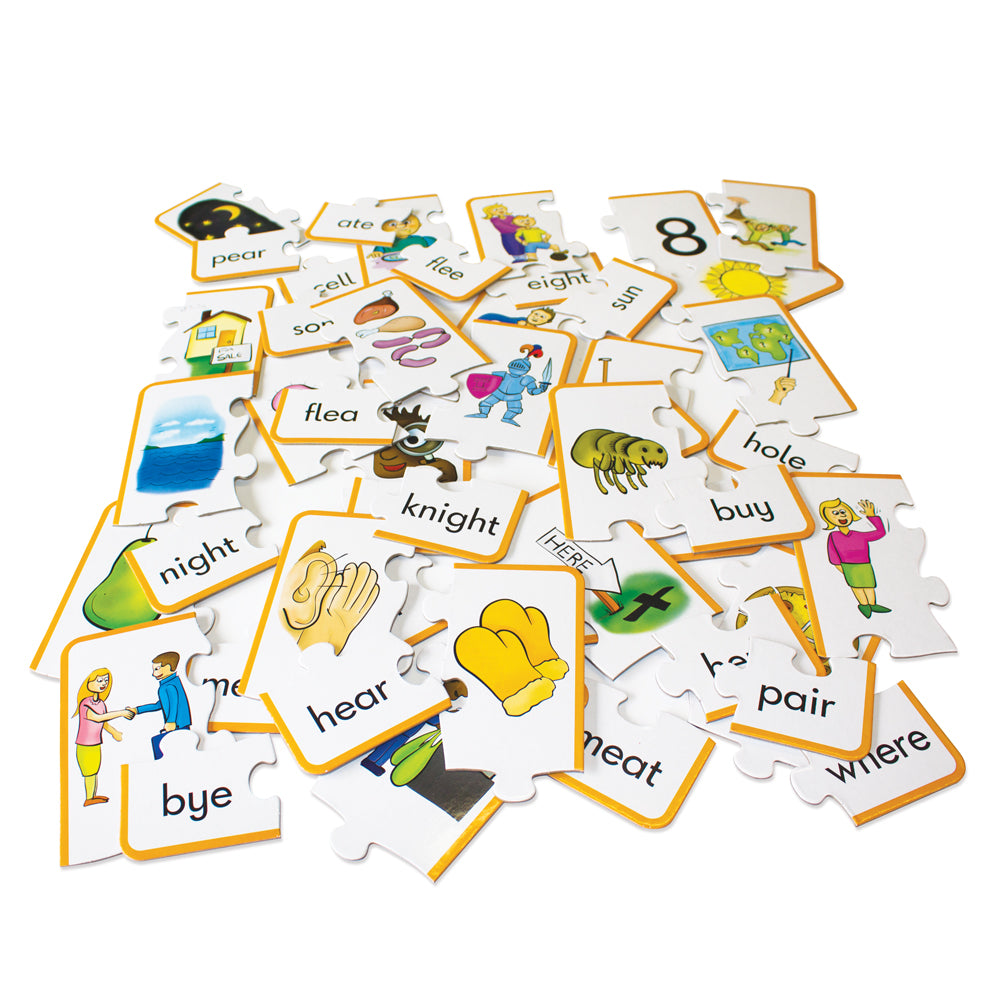 Junior Learning JL243 Homonym Puzzles all pieces