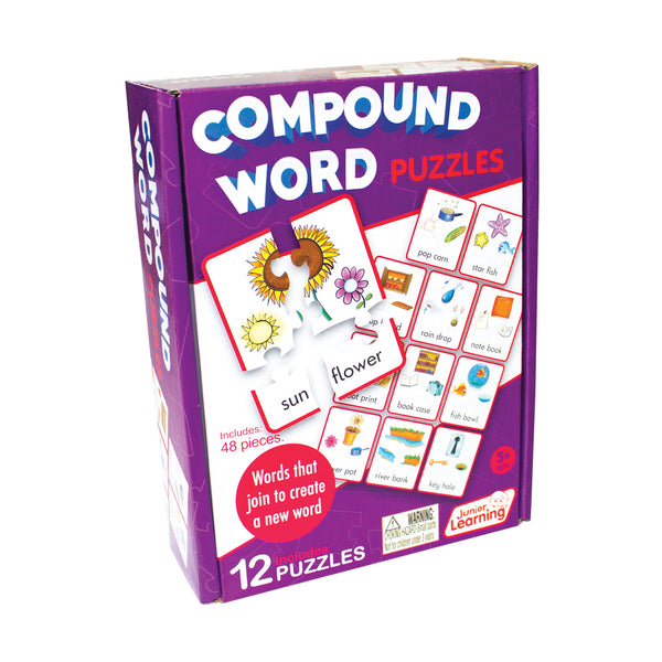 Junior Learning JL244 Compound Word Puzzles box angled right