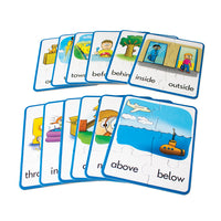 Junior Learning JL245 Preposition Puzzles all cards completed 