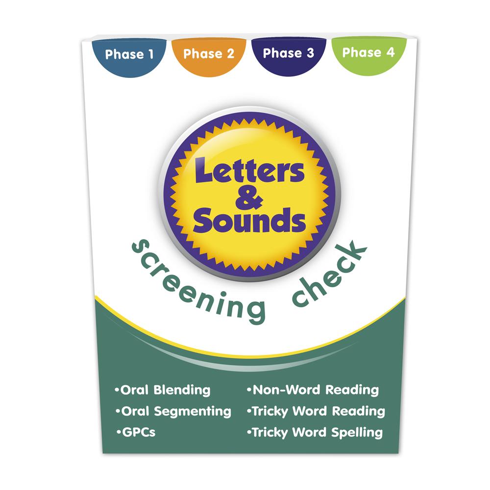 Junior Learning JL261 Letters and Sounds Screening Check box faced front