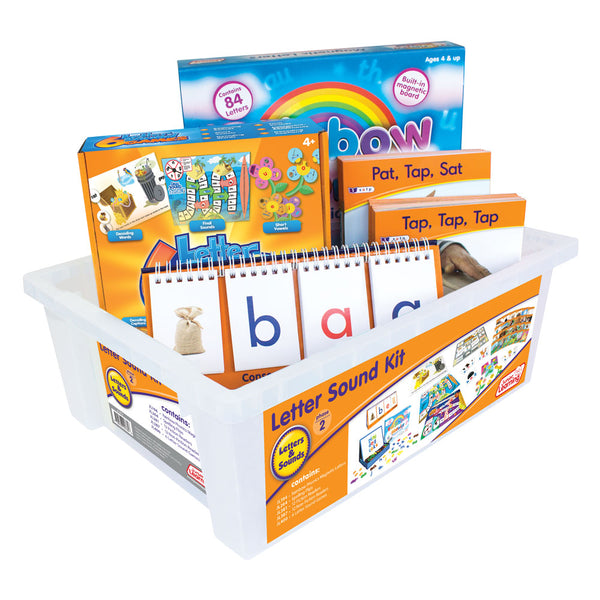Junior Learning JL272 Letters and Sounds Phase 2 - Letter Sound Kit packaging angled right