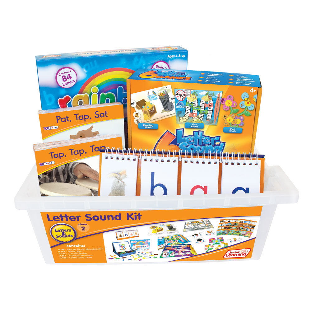 Junior Learning JL272 Letters and Sounds Phase 2 - Letter Sound Kit packaging faced front