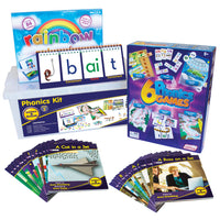 Junior Learning JL273 Letters and Sounds Phase Phonics Kits all products faced front