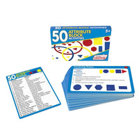 Junior Learning JL323 50 Attribute Block Activities box and cards